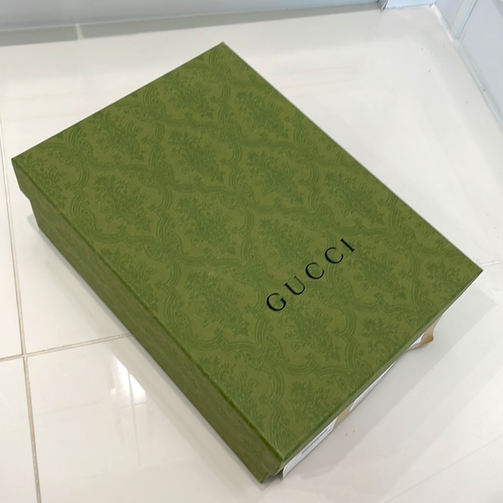 Gucci Gold Sequined Marmont Heel - Picture 10 of 10